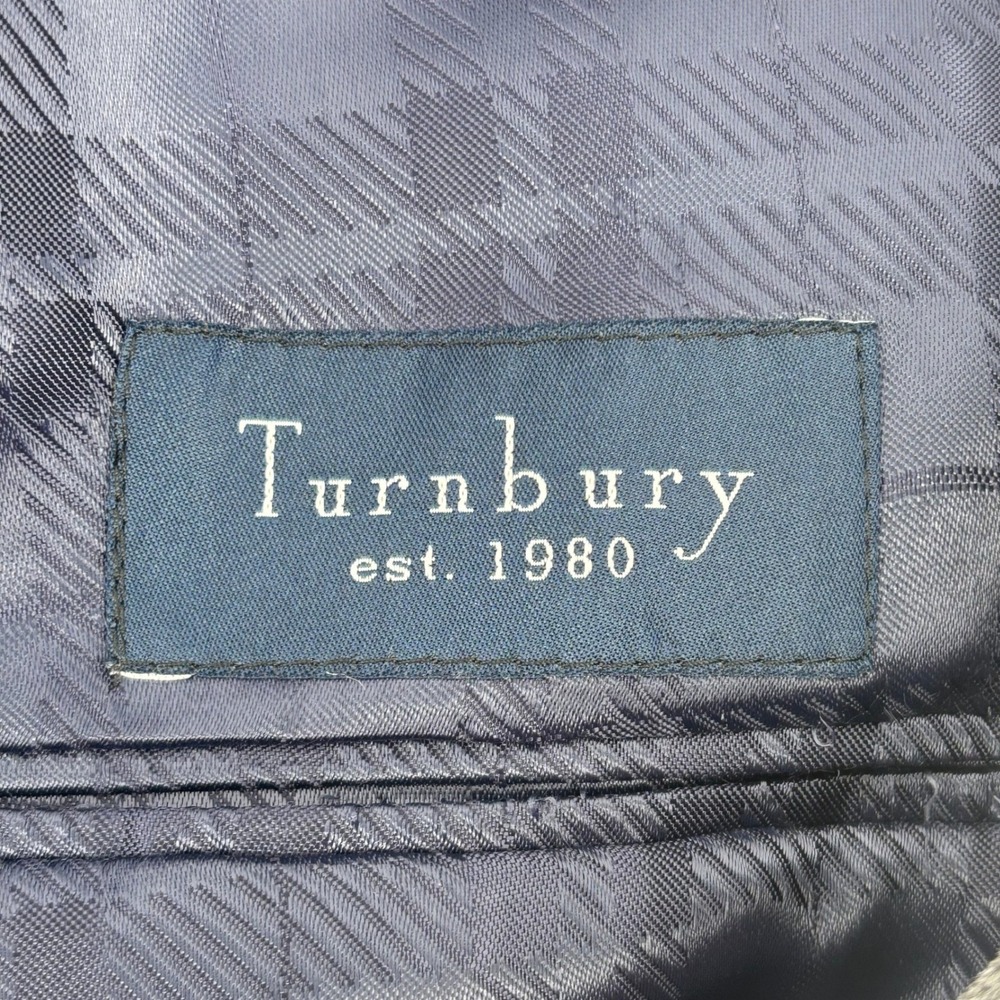 Turnbury Collection Grey Wool Two Button Blazer S… - image 9